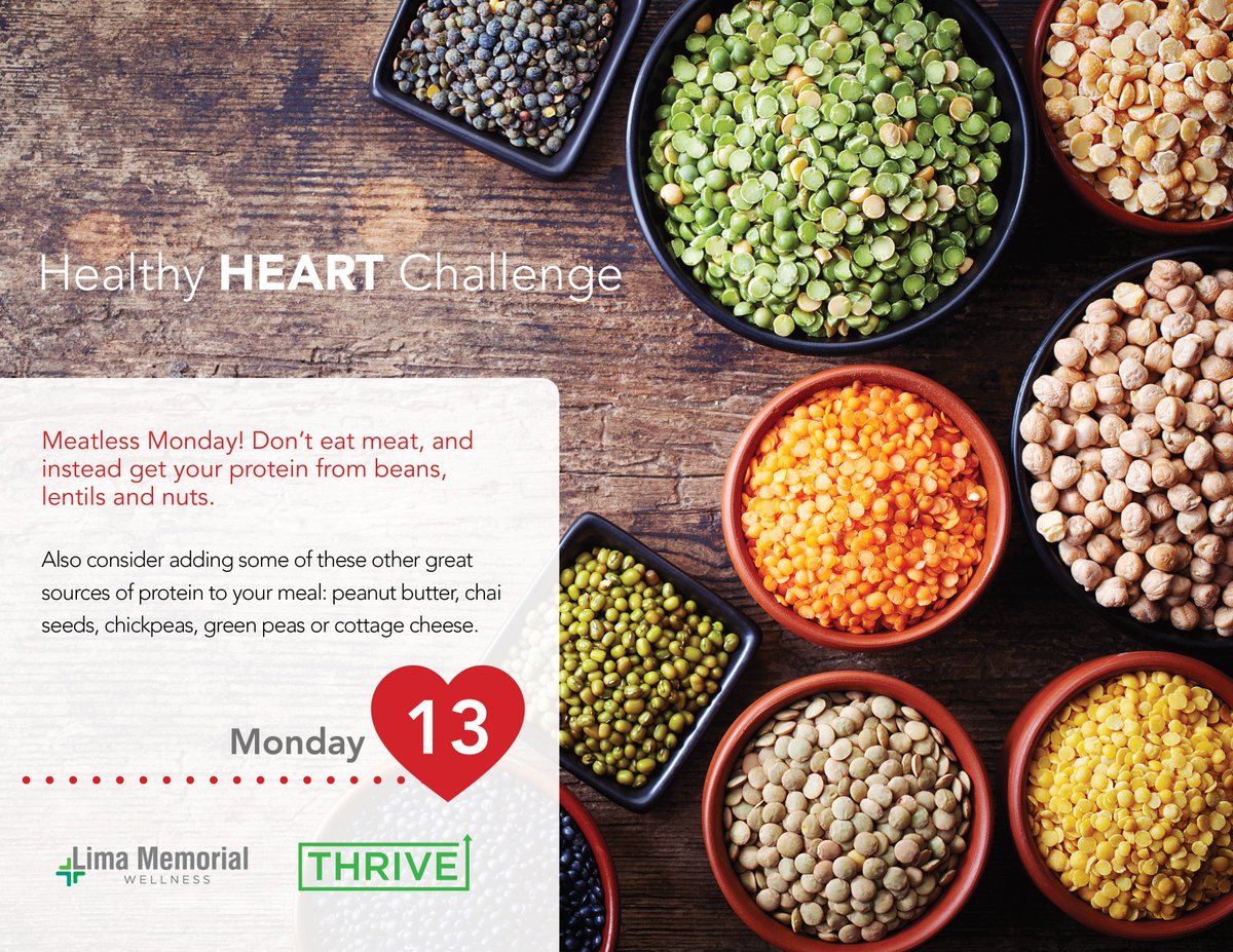 LimaMemorial's tweet photo. #healthyheartchallenge #communityofcare #MeatlessMonday https://t.co/Pu2llQB4a6