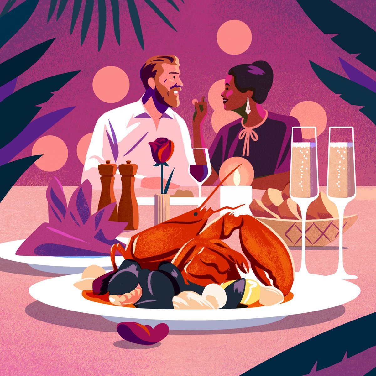 All set for tomorrow? Here's something dead romantic for <a href="/OpenTable/">OpenTable</a>