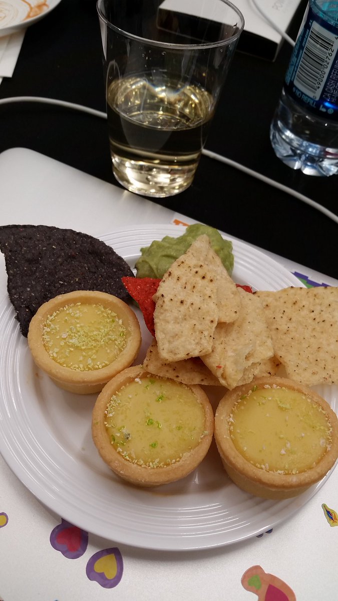 Palila's tweet photo. Happy hour, with gf desserts. I maybe have had 5 already. #consumerdevtv https://t.co/QMUZOYBXAg