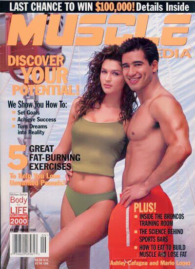 ashleytesoro's tweet photo. #mondaymotiviation Cover of #musclemedia w/ @MarioLopezExtra when I was a teen. Still training today 17yrs later! Take it one day at a time! https://t.co/KXCGOiYLnc