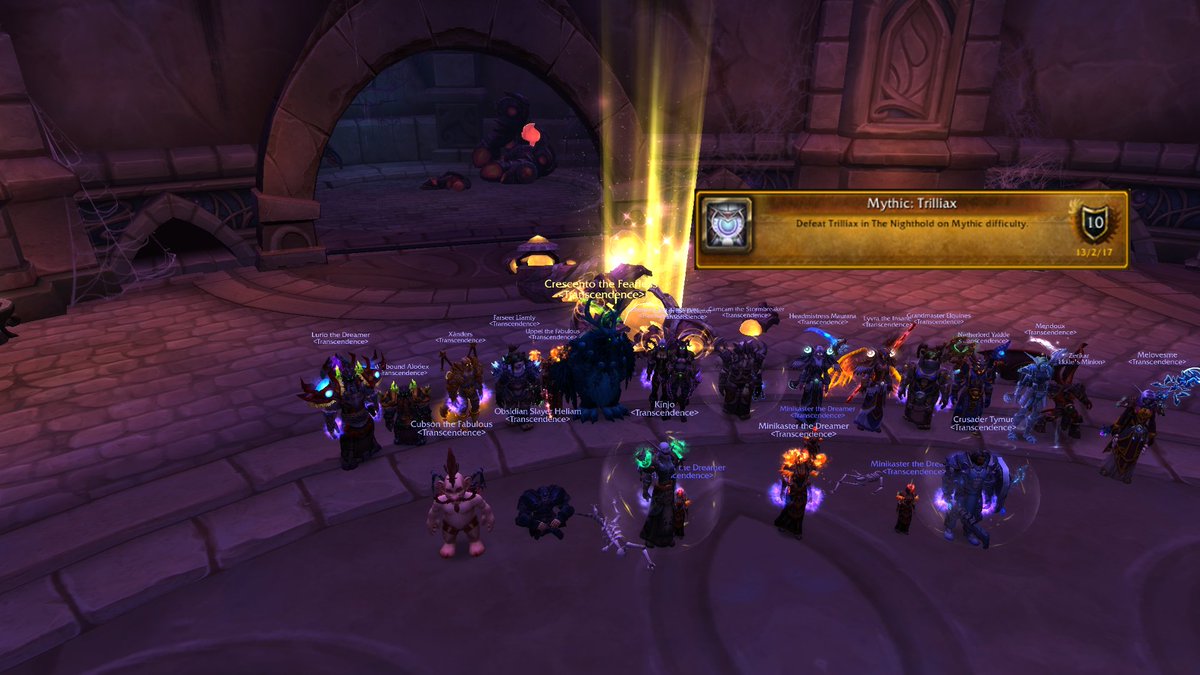 TranscendenceGG's tweet photo. Total Annihilation takes place into Trilliax's lair, as we feast upon his corpse!  (Don't shave the boomies, they have feathers not fur!) https://t.co/ZvVEJTBuI6