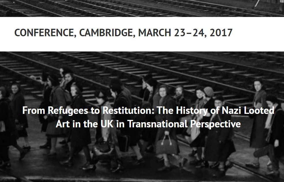 artworldlaw's tweet photo. Registration now open for the international conference "From refugees to #restitution" @Newnham_College @Sothebys https://t.co/lI0PwSpeFY https://t.co/dC3jLT1XIb