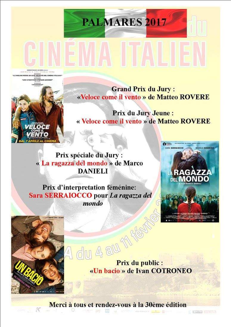 CinemaItalien2B's tweet photo. Palmarès 2017 du festival du #cinéma #italien de #Bastia... https://t.co/qNFtnTr2cf