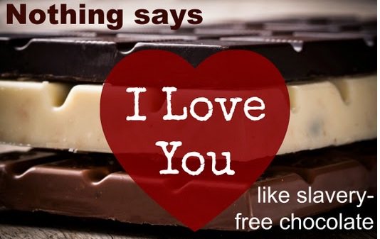 Don't contribute to #slavery and #ChildLabour this #ValentinesDay ~ choose #Fairtrade when buying your chocolate gifts!