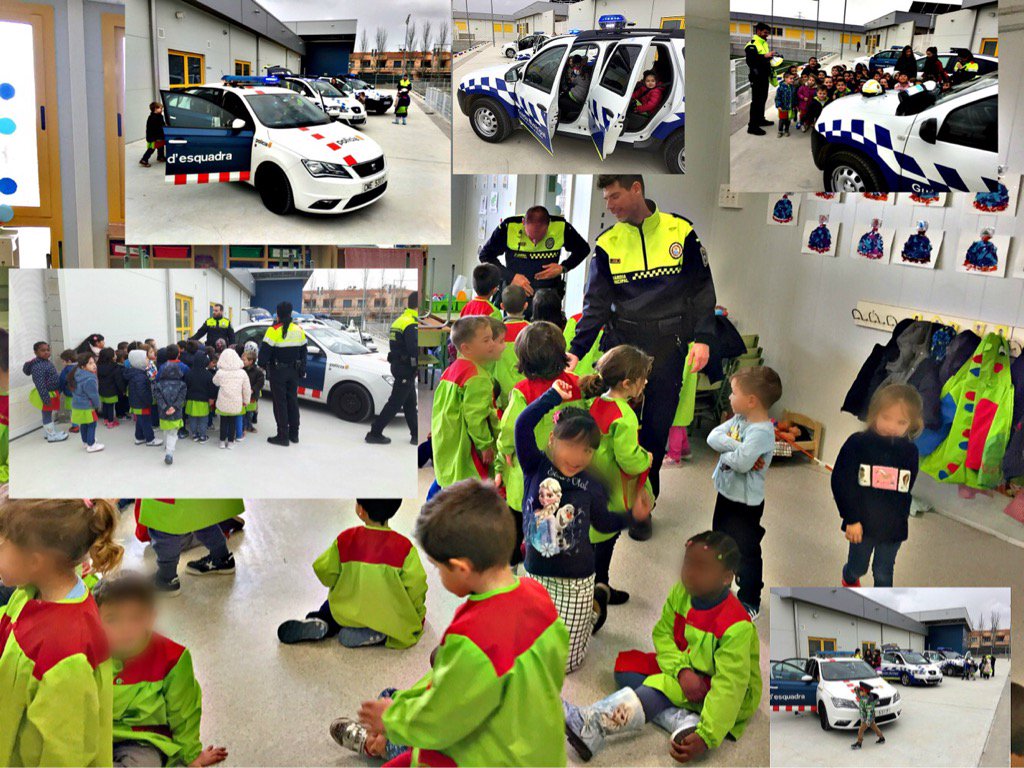 GuardiaPM's tweet photo. Avui amb la classe dels lleons de P4, Mare de Déu del Lledó.
Ens hem divertit molt!!!!!
🚓🚓🚓🚓🚓 https://t.co/s7ZrjeTe1k
