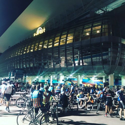 univmiami's tweet photo. Thank you to everyone who rode to @TackleCancer at #DCCVII this weekend raising more than $4M for @SylvesterCancer #CanesAgainstCancer https://t.co/XbsQHFFLTV
