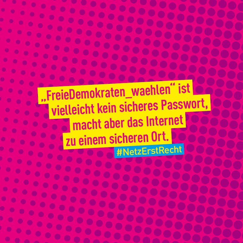 FDP_HHNord's tweet photo. 123456 oder hallo: Diese #Passwörter sind zwar beliebt, aber nicht sicher. Und wir hätten da auch noch einen Vorschlag. #NetzErstRecht #FDP https://t.co/7rTeFpDr3v