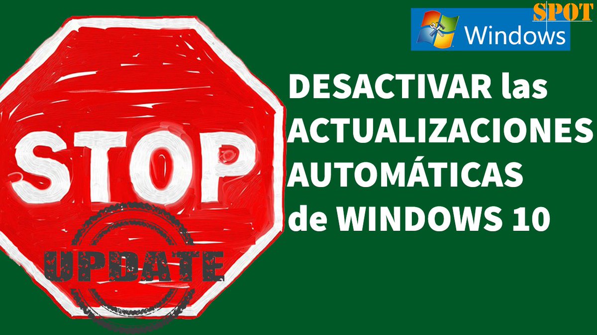 WindowsReparar's tweet image. No dejes que #Windows10 decida por ti. Recupera el control de tu #PC desactivando las actualizaciones automáticas... youtu.be/63Qx11BstWI