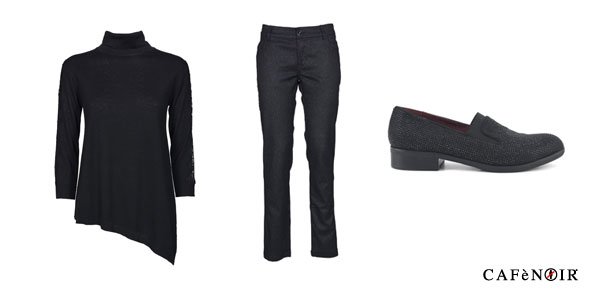 cafenoir's tweet photo. Outfit Total Black Scintillante! #cafenoir #glam #shiny #black https://t.co/FW155g8zm5