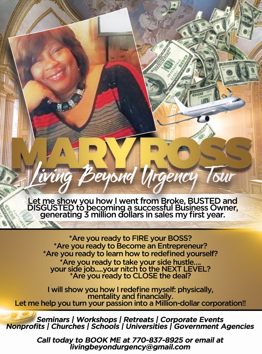 Book me today, any event, any venue and any city!! Living Beyond Urgency Tour 2017. Join the tour...
#thisisagoodday2begreat