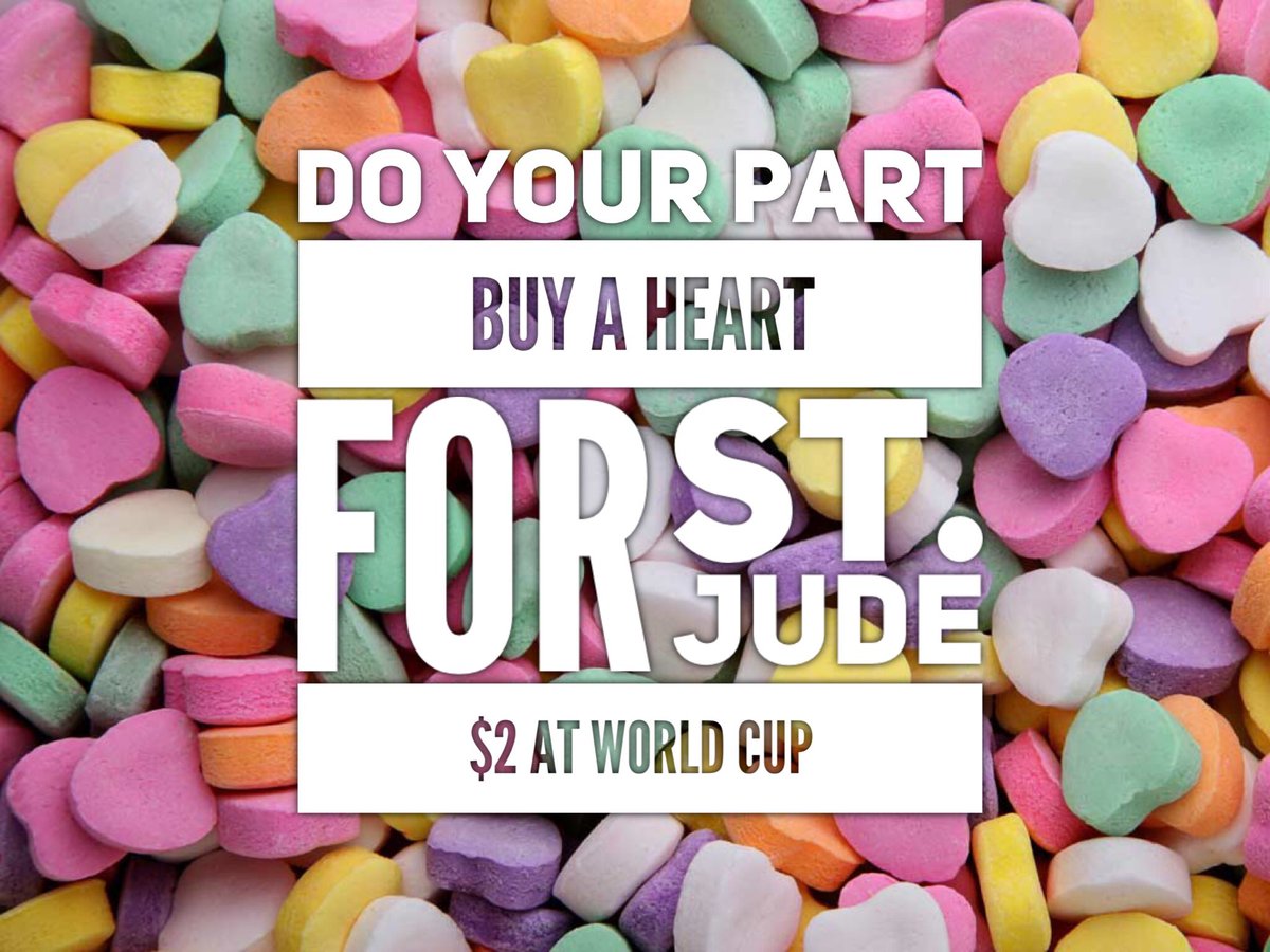 WorldCupallstar's tweet photo. Bring $2 today and tomorrow to support @StJude #TeamUpForStJude https://t.co/kUhqMLjLFu