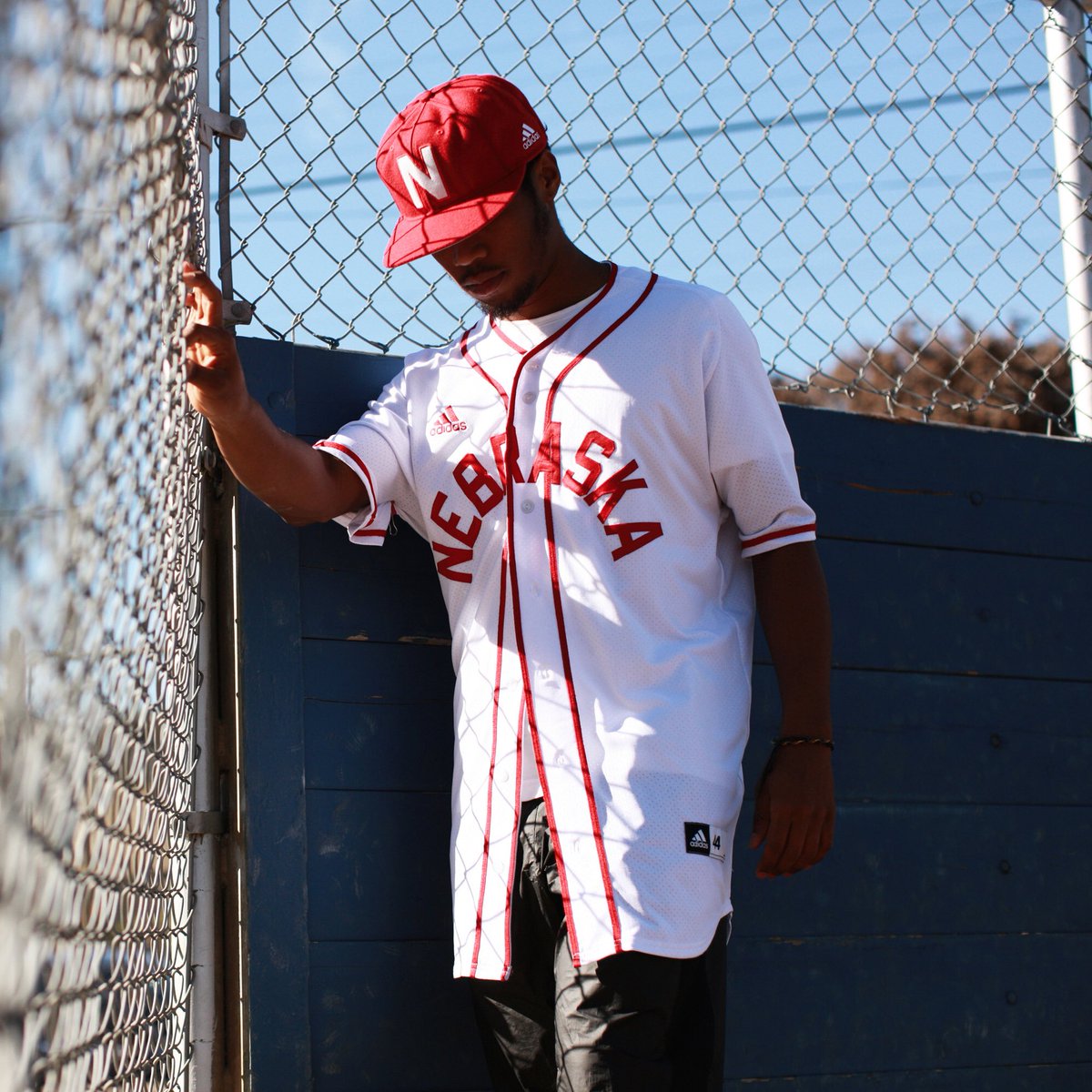 nebraska baseball jersey adidas