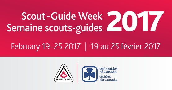 scoutscanada's tweet photo. Scout-Guide week is coming up fast - February 19-25! What have you planned? #ScoutGuideWeek #ScoutsDoStuff https://t.co/T59QToHenx