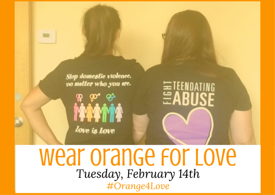 RespondInc's tweet photo. "Wear Orange 4 Love Day" promotes healthy relationships &amp; raises awareness for Teen Dating Abuse. 2/14: #Orange4Love #HelpEndTDV #RESPONDInc https://t.co/6K6pyPWpZU