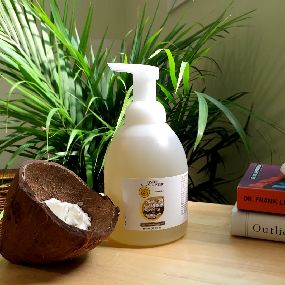 zytecgermbuster's tweet photo. Clean &amp; moisturize hands at once with 'Coconut' enriched hand sanitizer. 
Available on Amazon.ca Visit https://t.co/R6Qu4TU2kk for info. https://t.co/MU91zWp4zQ