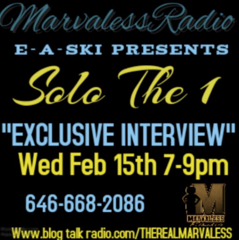 I'll be on Marvaless radio Feb 15th tune in