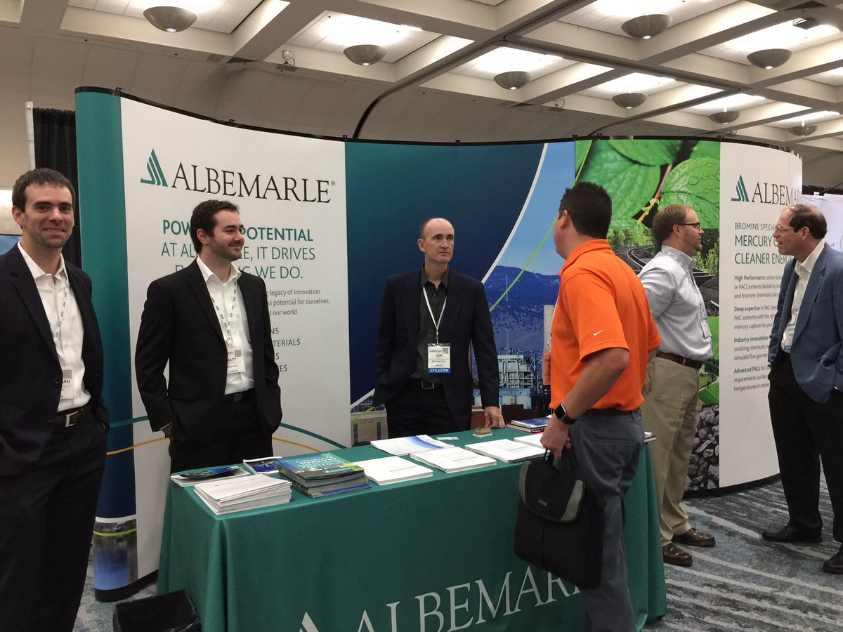 AlbemarleCorp's tweet photo. We're still excited about attending #EUEC2017. Thank you for hosting us last week, @EUEConference! https://t.co/am9QirTiHi