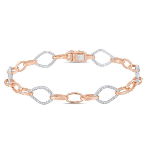 marshalljewelry's tweet photo. Give your love 180 diamonds with this rose gold and diamond bracelet. #luvente #neverwanttotakeitoff #ValentinesDay https://t.co/5lAPGAQ1Cw