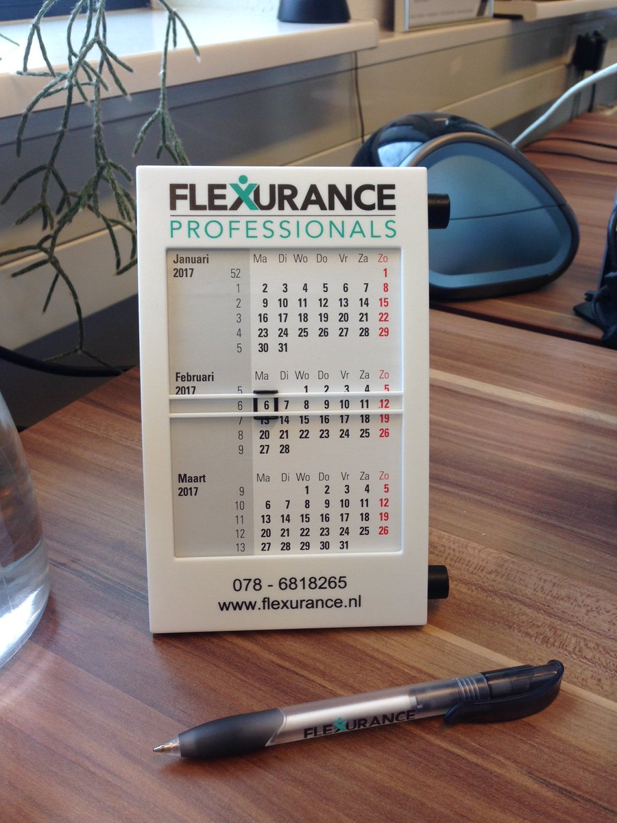 Flexurance's tweet photo. Onze #bureaukalenders zijn erg gewild. Ook onze bureaukalender ontvangen? info@flexurance.nl Wij sturen er graag een naar je op. https://t.co/PzEXMiFJUH