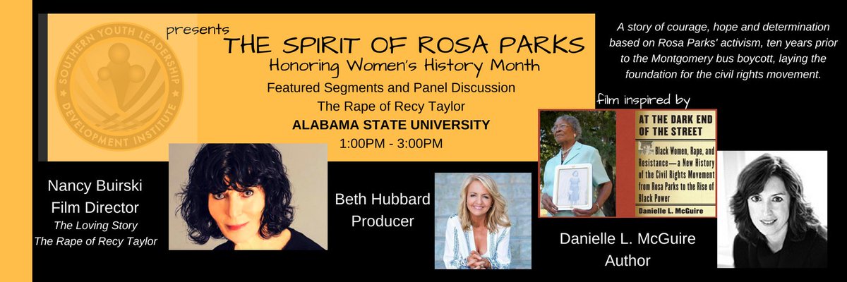 _SYLDI's tweet photo. The Rape of Recy Taylor featured segments. Free to the public.  Space is limited. Reserve your seat today. https://t.co/odVOlmMc9A https://t.co/7ETW9WjvAA