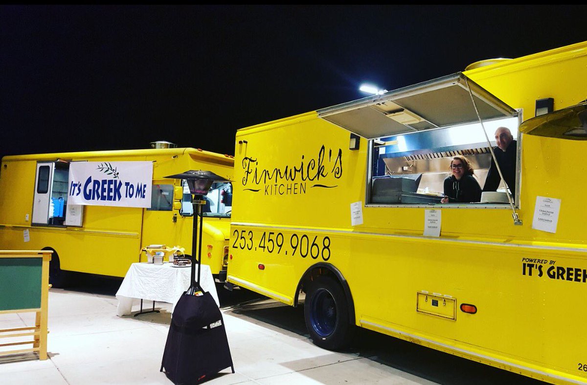 Our Food Trucks Cater Office Parties, Sports Banquets, Birthdays, Anniversaries, etc. Contact us for details 💙 #itsgreektome #tacoma