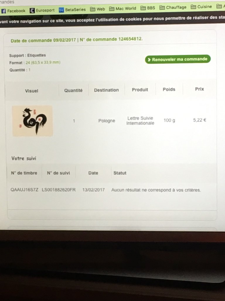 NicOFP's tweet photo. @lisalaposte la comme ça je peux vous envoyer une preuve https://t.co/qACXh19kvW