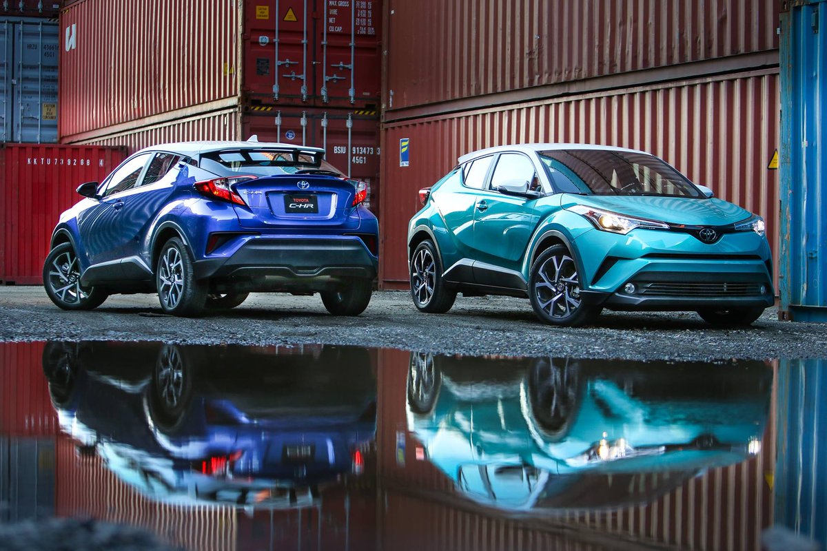 TreasureToyota's tweet photo. #ToyotaCHR R-Code. This two-toned trim will have you ready to do a double take! #CAS17 https://t.co/sbhxGMvwAO