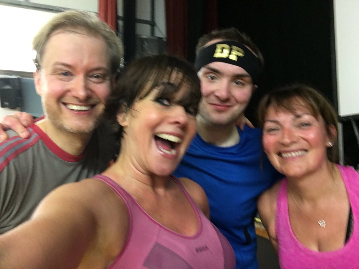 Danbo12's tweet photo. Squad goals! Had so much fun at my first #Maxercise experience tonight! Thank you @Maxine_Jones1 @reallorraine @Stuart_Miles! #Pumped https://t.co/8ql1XVa8qo