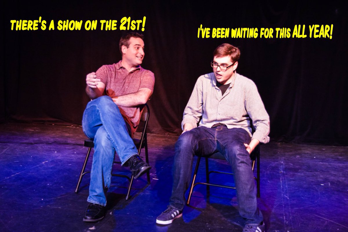 Improvolution's tweet photo. Our first show of the year is almost here! Don't miss it! 

https://t.co/2WNhDauL41

#improvolution #improvshownyc #playerstheatre https://t.co/AchnE75FcT