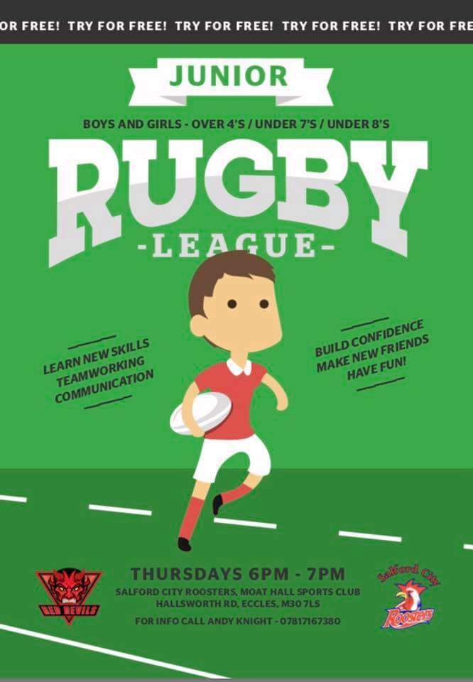 dcellwoodRL's tweet photo. Thanks to all @SalfordDevils @SRDFoundation for a really well organised RL festival at weekend🏉😈👏 @SCJRoosters https://t.co/XjZrLRWnEK