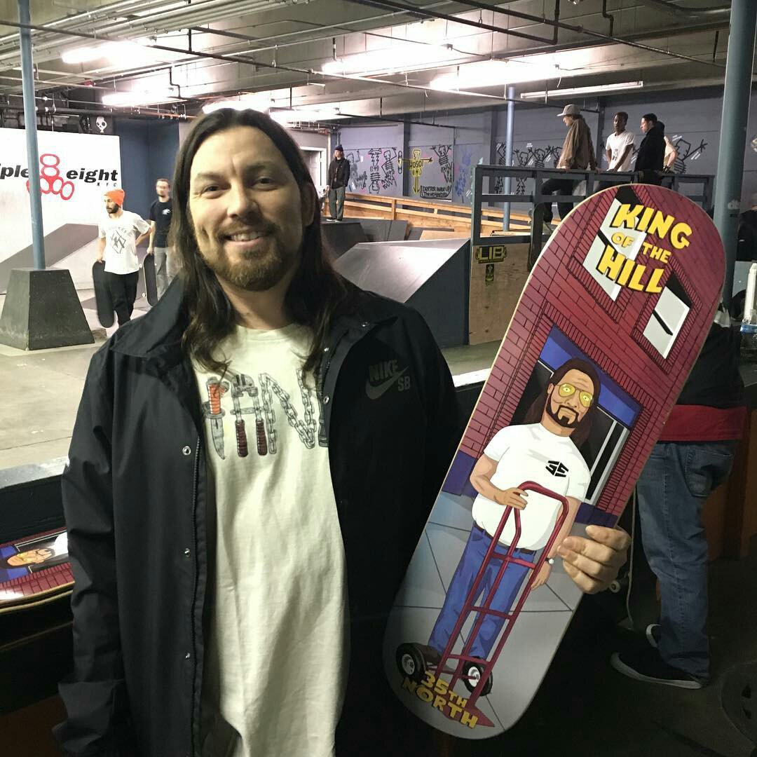 35thNorthSea's tweet photo. Happy Birthday to the King of Hill Michael Longoria aka Nite Court God. Shop Boards available now online &amp; instore. https://t.co/ipoYqZjNFA