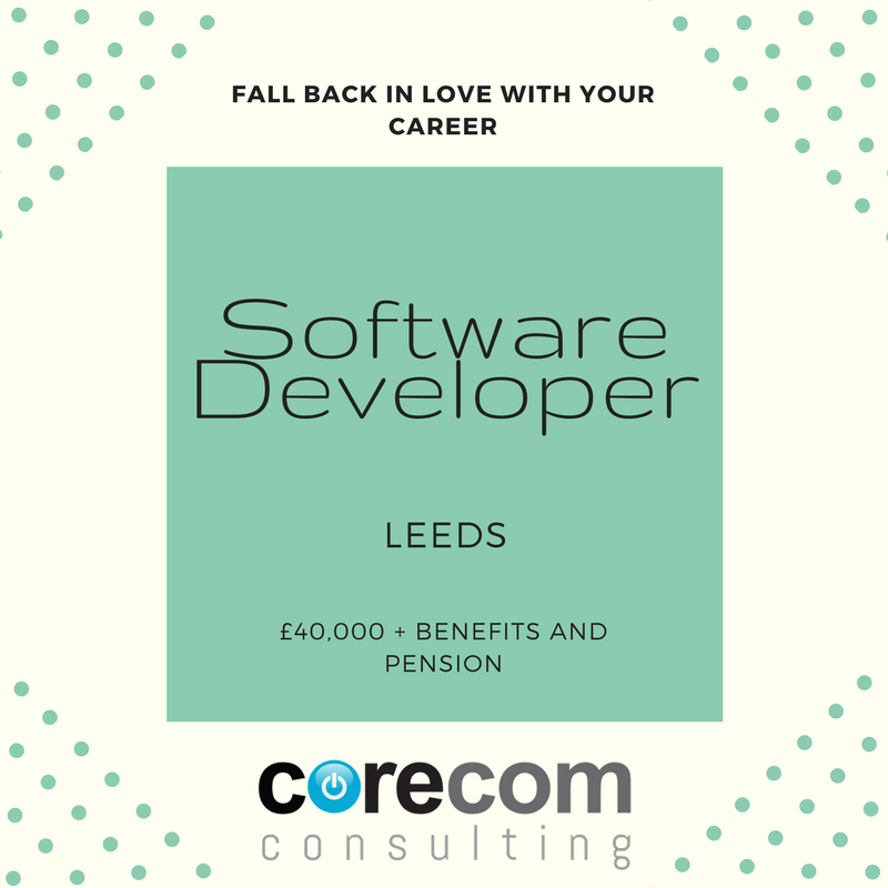 CorecomJobs's tweet photo. Looking for a #SoftwareDeveloper with experience using #MVC, #AngularJS and web services - £40K salary: https://t.co/n4YUJMolOD #Leeds https://t.co/4PTLEnOuBP