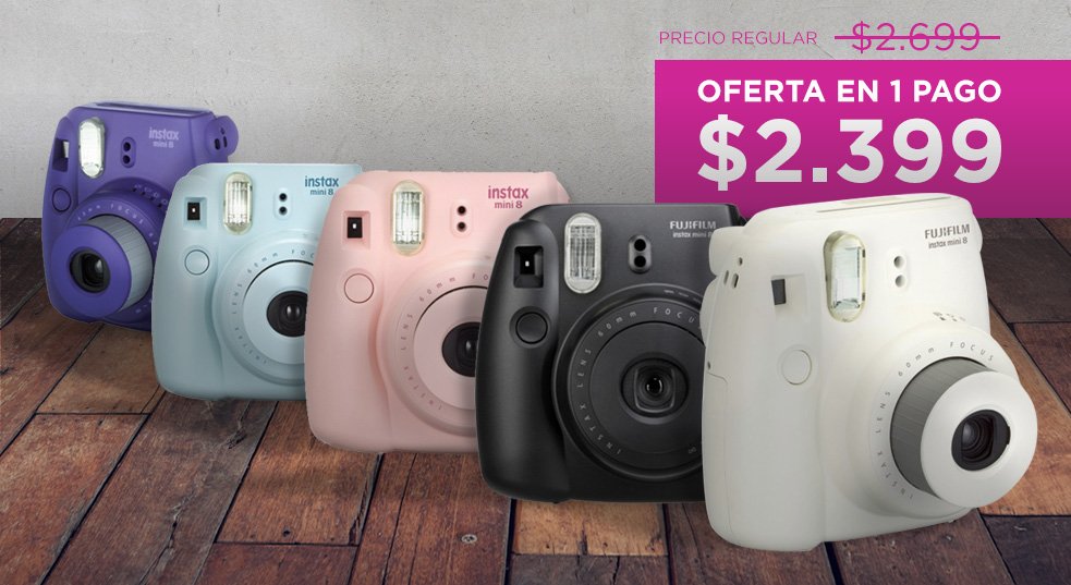 fravegaonline's tweet photo. ¡Aprovechá las ofertas en nuestras #instax8! Mantienen la misma magia de las cámaras instantáneas antiguas. 📷 https://t.co/sB5r4vyiFf https://t.co/Clg8Go0H8N