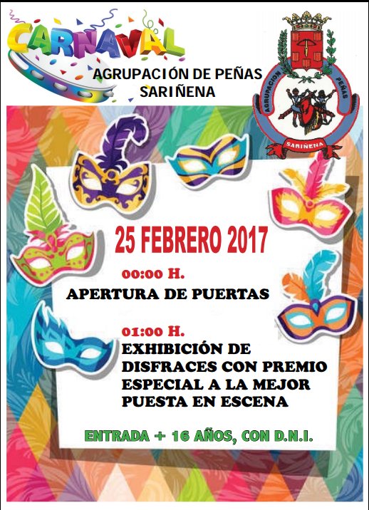 CARNAVAL a la vuelta de la esquina!!!! Nos vemos pronto!!
