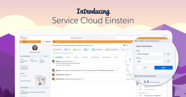 AI will power the future of customer service – today Salesforce introduces Service Cloud Einstein. sforce.co/2kpEItG