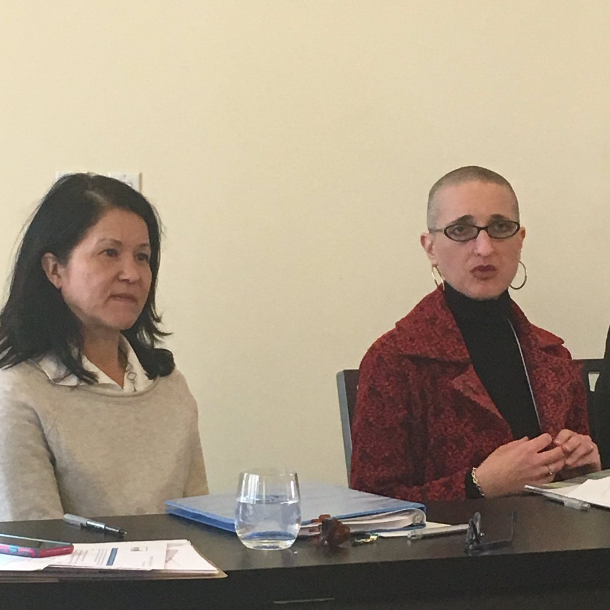 NASWAORG's tweet photo. @NASWAORG's Yvette Chocolaad & #LMI Comm member Cynthia Forland (WA) @ESDwaWorks talk cross-state collaboration at #WDQI convening https://t.co/WzgUC3vDq9