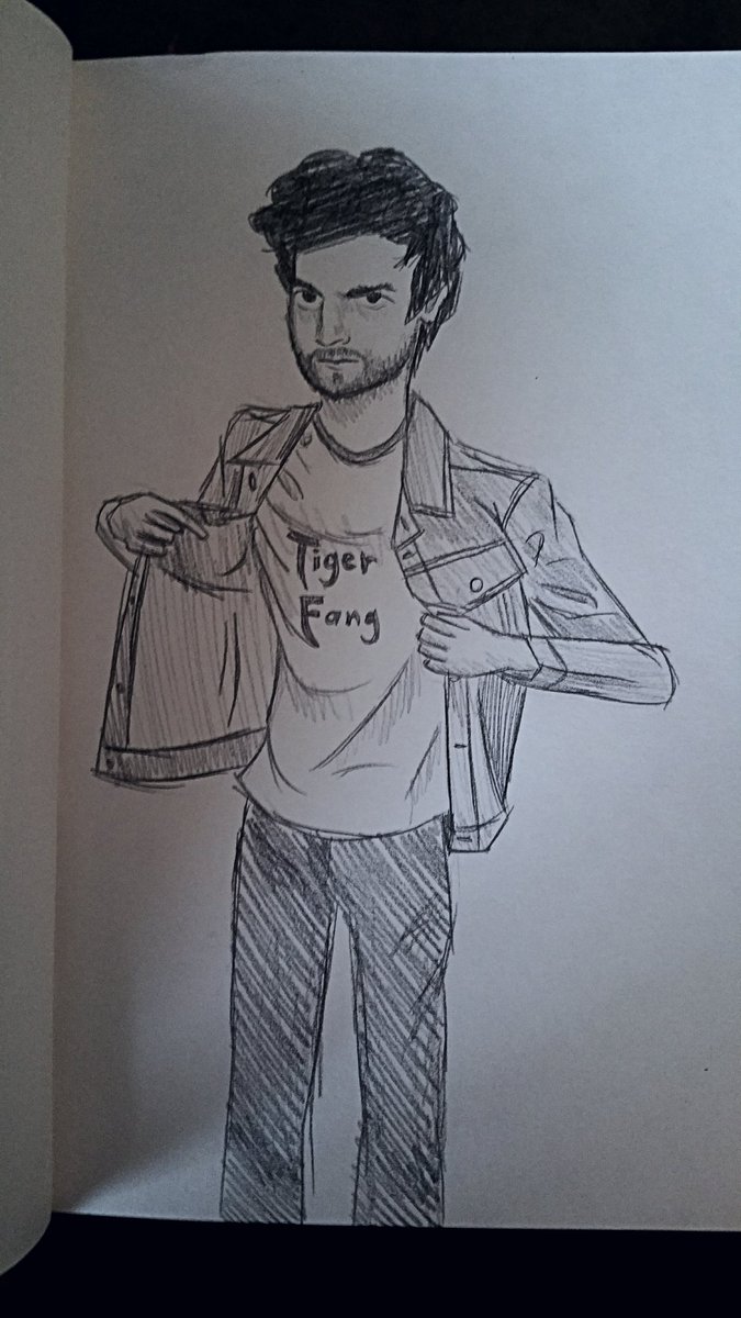 natagainstlife's tweet photo. @OlanRogers Just saw your amazing new video and got inspired to doodle. Keep the streets of LA safe, Tigerfang. https://t.co/akxD12bp5J