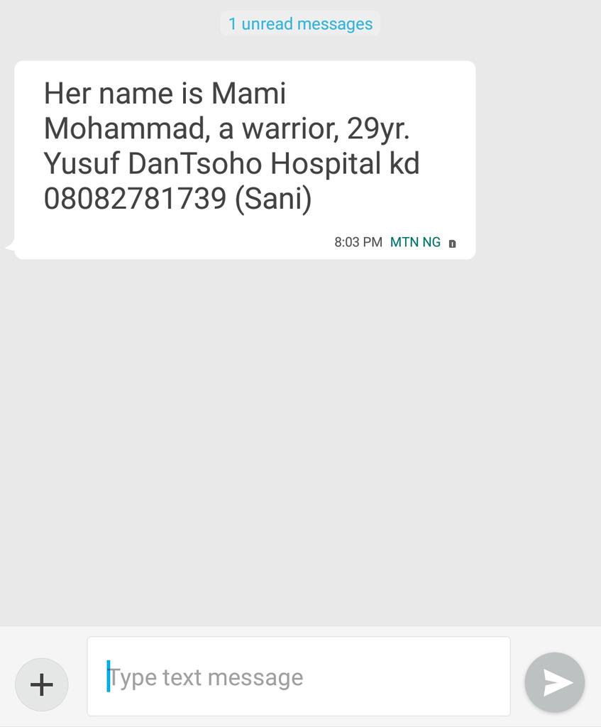 Maaryam_Ado's tweet photo. SCD warrior in dire need of group A+ (or O-) blood at Yusuf DanTsoho Hospital, kaduna. Eligible donors, please contact Sani on 08082781739 https://t.co/NLJetTil3y