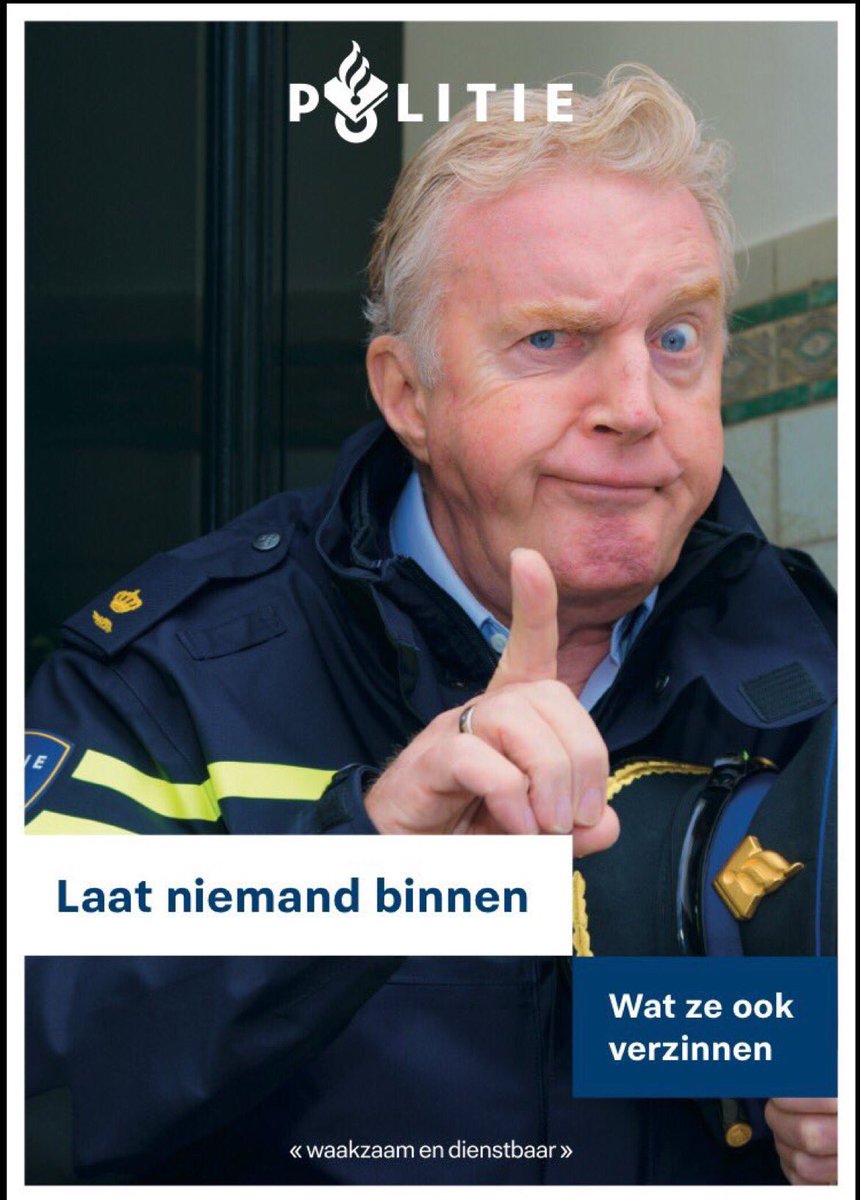 WoningInbrakenTeamGR (@inbrakengr) on Twitter photo Campagne van start #Laatniemandbinnen #Watzeookverzinnen. <a href="/Politie/">Politie Nederland</a>.nl #Babbeltrucs #Senioren #Veiligheid Campagne van start #Laatniemandbinnen #Watzeookverzinnen. <a href="/Politie/">Politie Nederland</a>.nl #Babbeltrucs #Senioren #Veiligheid