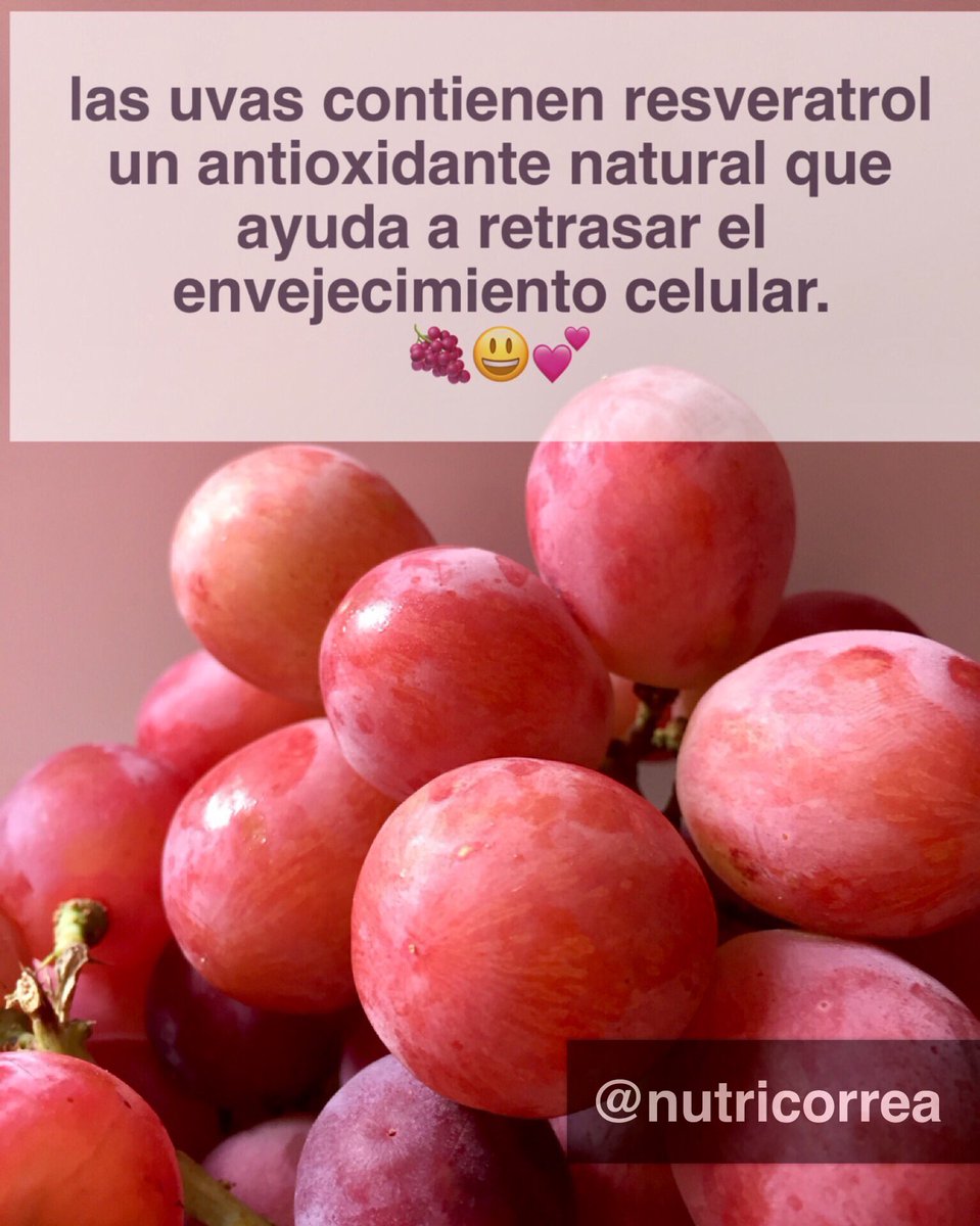NutriCorrea's tweet photo. Época de #uvas. #Enteras, en #jugos, en #licuados como prefieras. Solo 60 #calorias en 100 grs #BuenLunes https://t.co/fxT5HKfrbp