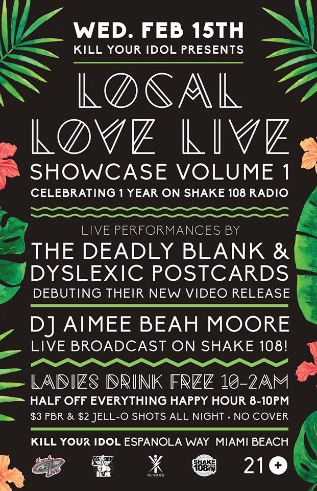 TheDeadlyBlank's tweet photo. Join us to celebrate the 1st anniversary of #LocalLoveLive w/ a #humpday #soundbang: https://t.co/NBAUIGQZT7 https://t.co/4j4Hp4k8Mh