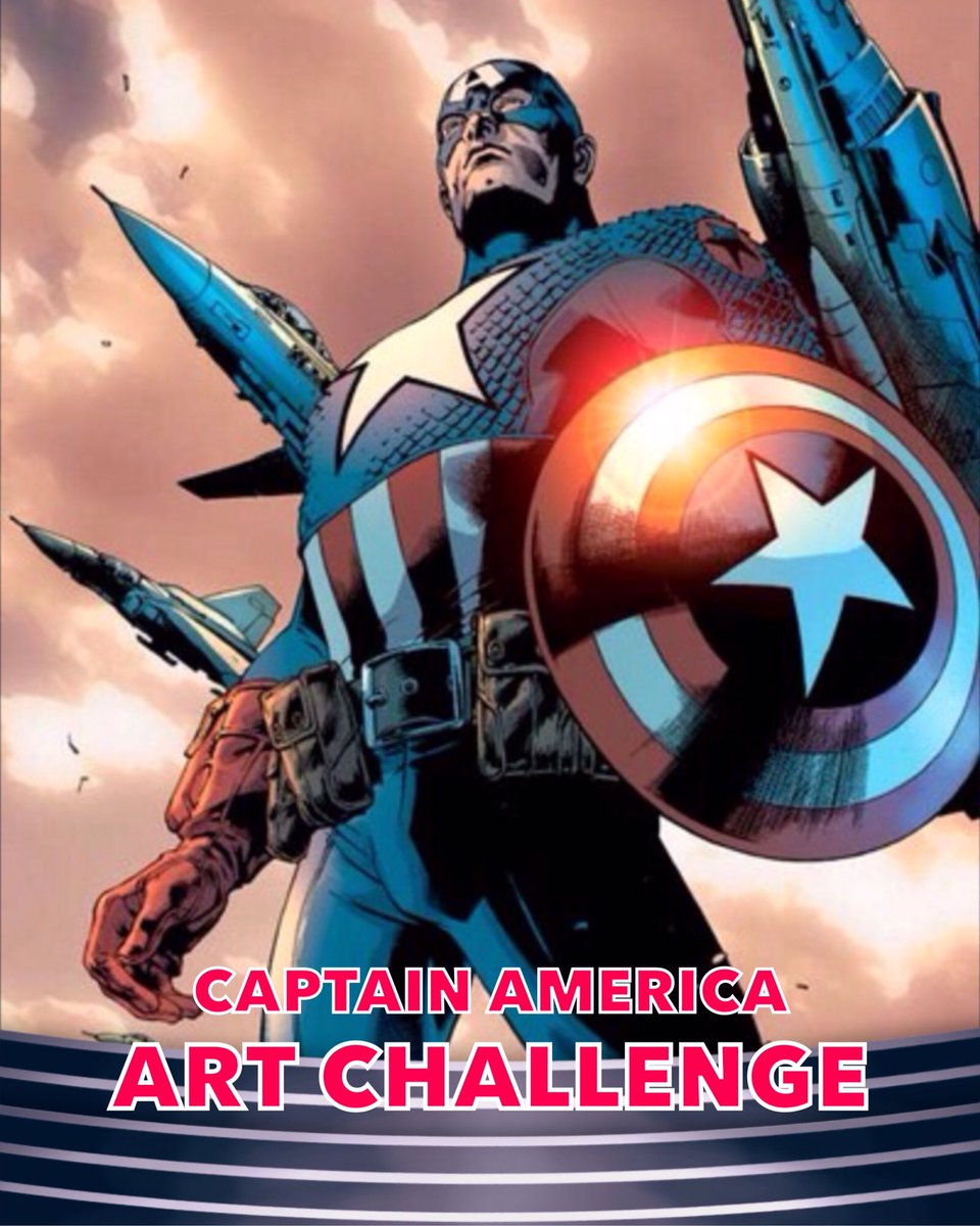 ComicBookPunch's tweet photo. Challenge your art skills! Draw your style of #CaptainAmerica
#CBPUNCH #artchallenge #art #avengers #marvel #sketch #comic #dailysketch https://t.co/fiivRpalue