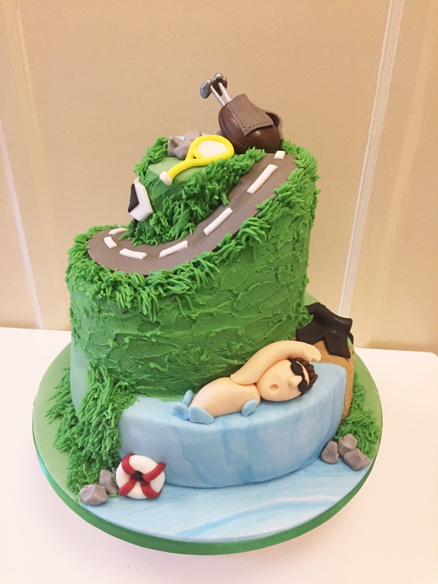 Petalblisscakes's tweet photo. Couple of cakes from the weekend... #triathlon #5yearscancerfree #cclcakery #barnsley https://t.co/ZNxF6Jm66B