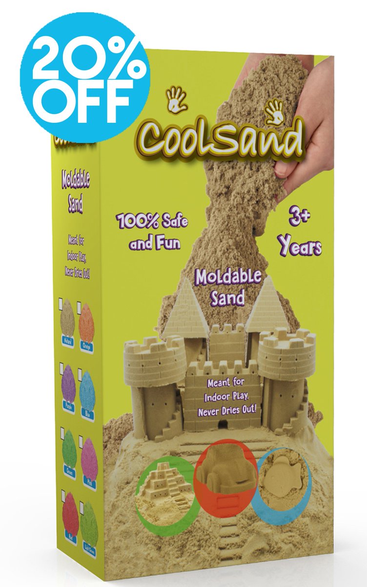 TinukimBaby's tweet photo. #Amazon Lightening Deal! Get our 2lb #CoolSand Kinetic Play Sand for 20% Off TODAY ONLY from 6:45pm til 11:45pm EST
https://t.co/XHH3NZldEC https://t.co/ZjNEhY3S4t