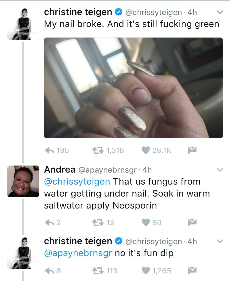 fireplaceashes's tweet photo. I love chrissy teigen so much I'm cracking up https://t.co/gG3LL2IMY7