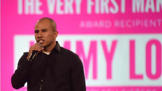 MAKERSwomen's tweet photo. Congrats to #JimmyLopez, father of #TheSplashSisters, on receiving the 1st "MAKERS Dad of the Year" Award: https://t.co/J4BzafoUnY https://t.co/Cww5htmake