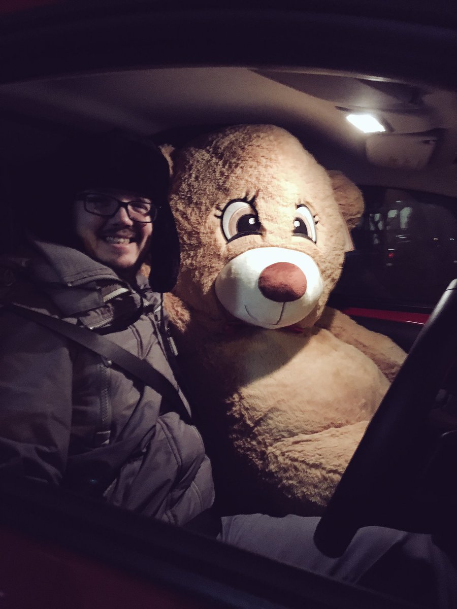 Teddy has been in the motorcade from <a href="/TwoTubsInn/">TwoTubsPub</a> over to <a href="/RochValleyRadio/">Roch Valley Radio</a> at <a href="/PennineAcuteNHS/">The Pennine Acute Hospitals NHS Trust</a> it's not too late to donate! #hospitalradio