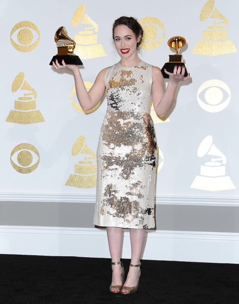 sarahjarosz's tweet photo. WOW!!! TWO GRAMMYs for Best Folk Album and Best American Roots Performance! Lifelong dream come true!🏆🏆 https://t.co/4Wiyh7QFpi