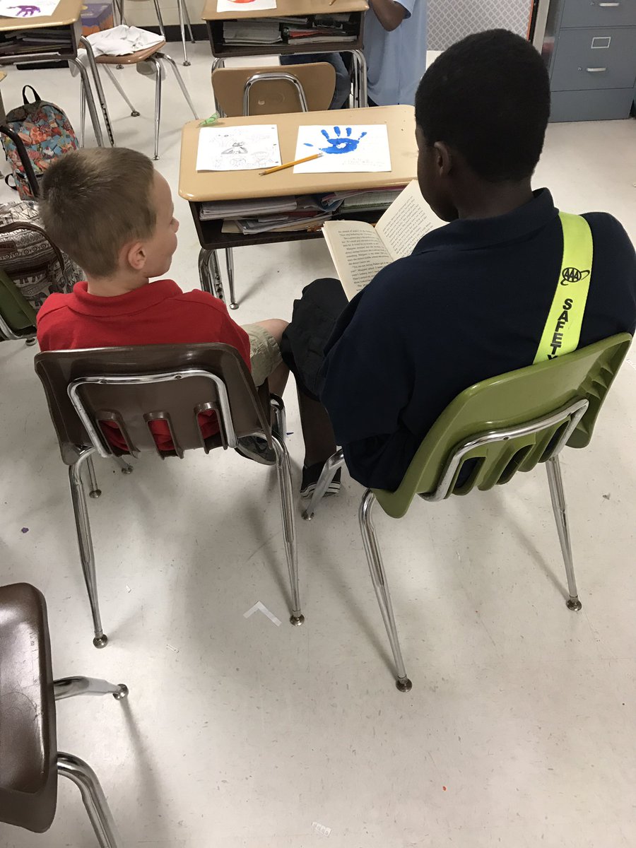 Creating a reading culture <a href="/tpayne724/">Tamara Payne</a> <a href="/WestsideVCS/">Westside Elementary</a> #caringschoolcommunity #1stand5th