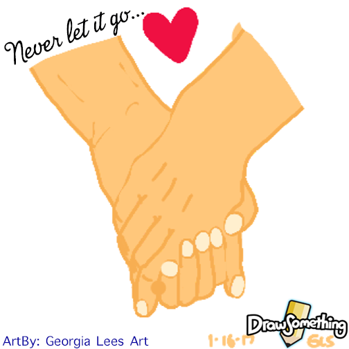 #MondayMorningMotivation Play the all new #LoveStruck 💘 event and #Draw the only hand you ever need to hold👫 on #DrawSomething 🎨